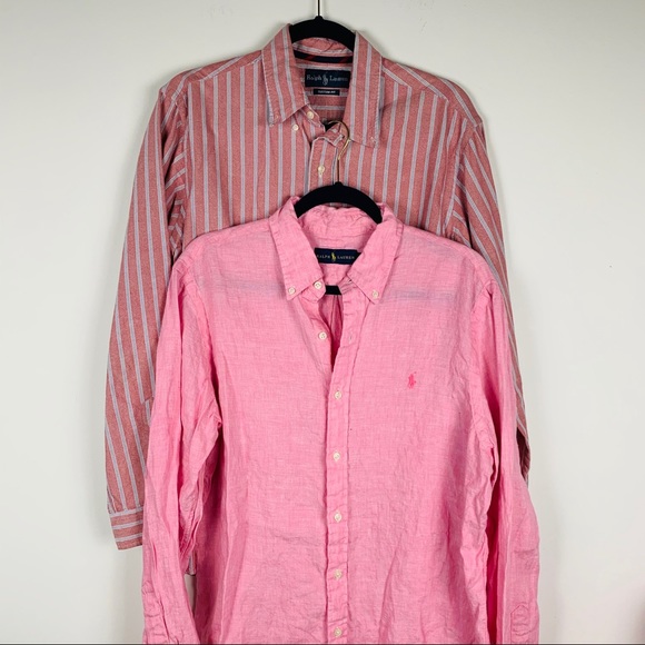 Ralph Lauren Other - Bundle 2 Ralph Lauren mens button dress shirts